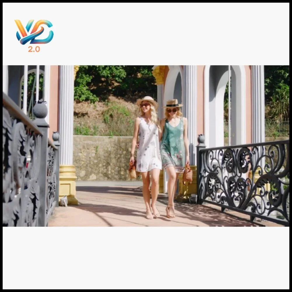 Women's Casual Sundress with Pockets V-Neck A-Line Summer Beach Dress